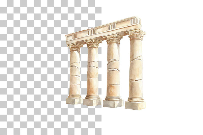 Ancient Greek Columns Clipart Bundle - CraftNest - Digital Crafting and Art