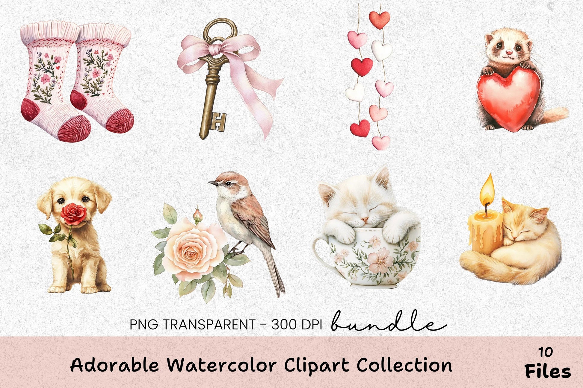 Adorable Clipart Bundle Collection - CraftNest - Digital Crafting and Art