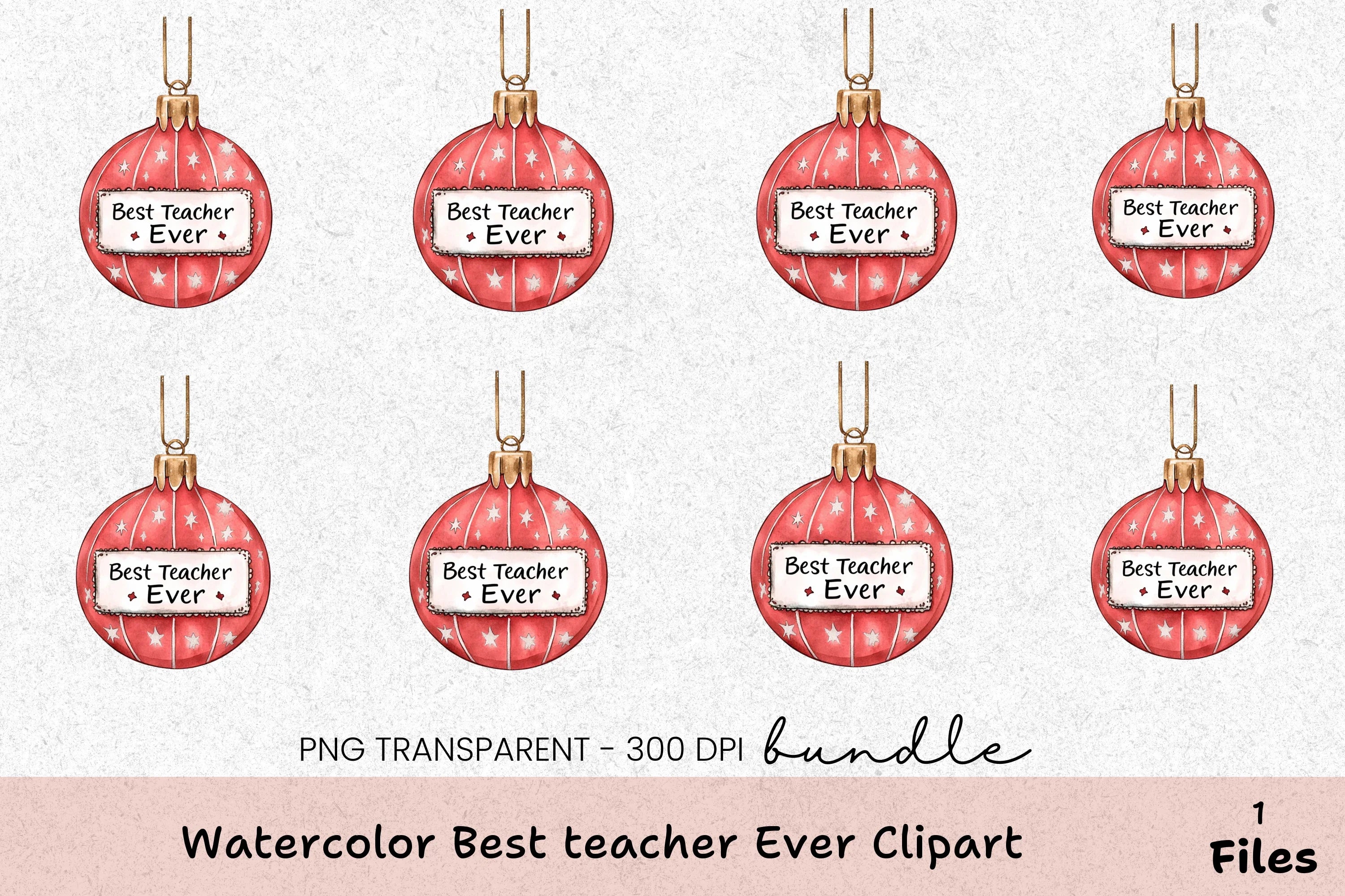 Best Teacher Ever Clipart Bundle - CraftNest - Digital Crafting and Art