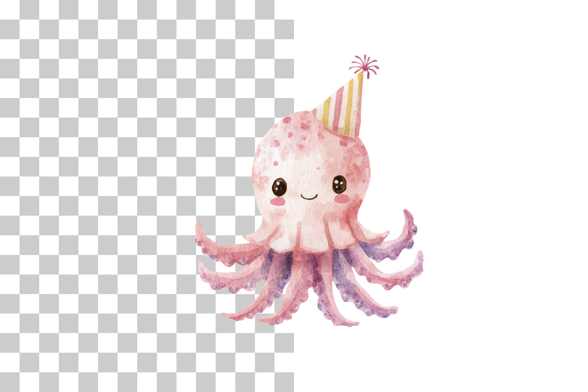 Mermaid Birthday Clipart Bundle