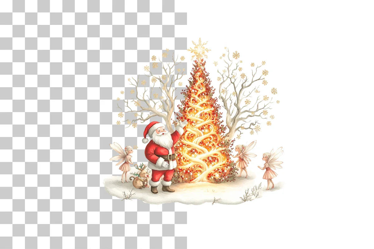 Santa's Magical Garden Clipart Bundle - CraftNest - Digital Crafting and Art