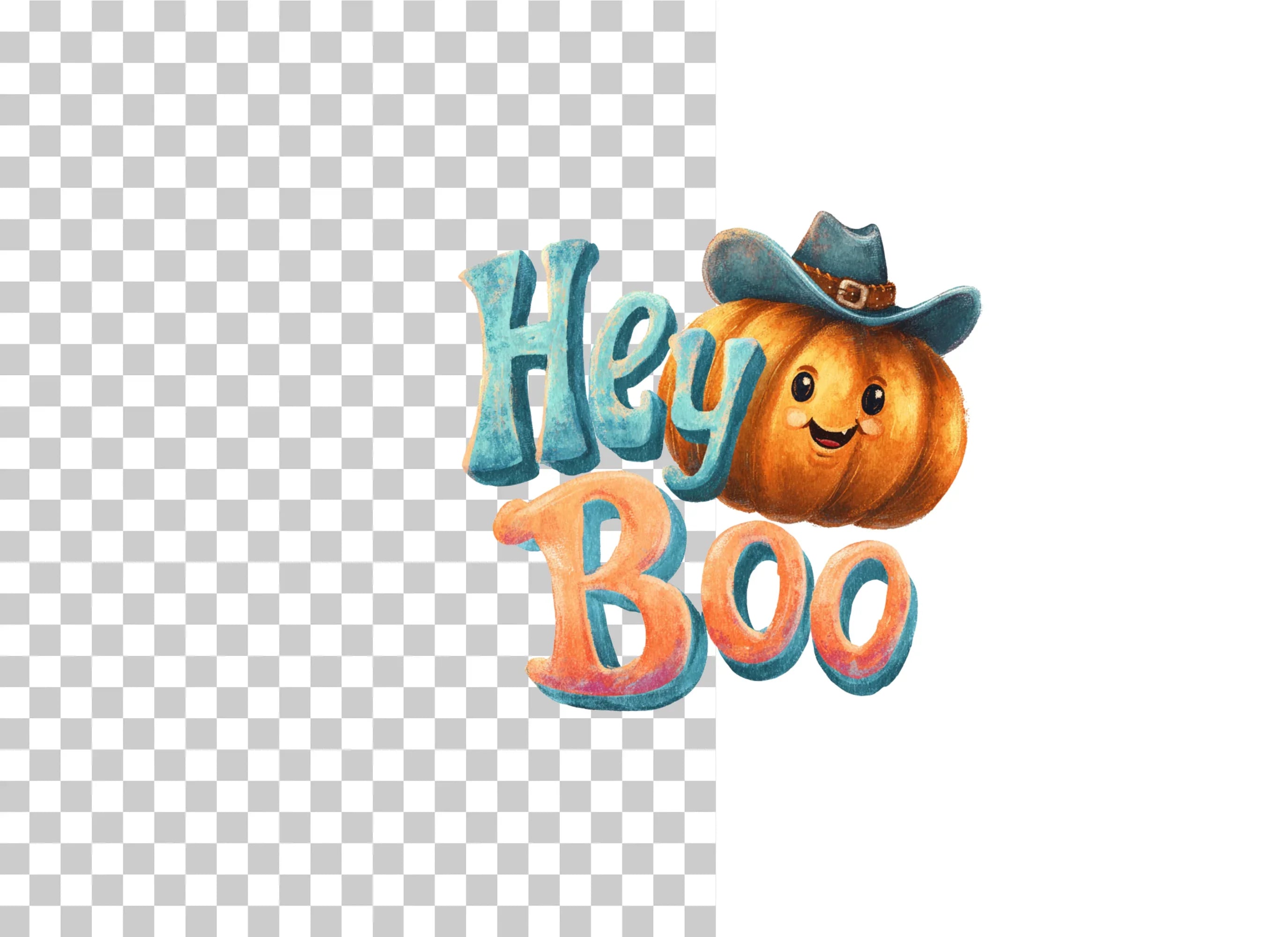 Hey Boo Clipart Bundle - CraftNest - Digital Crafting and Art