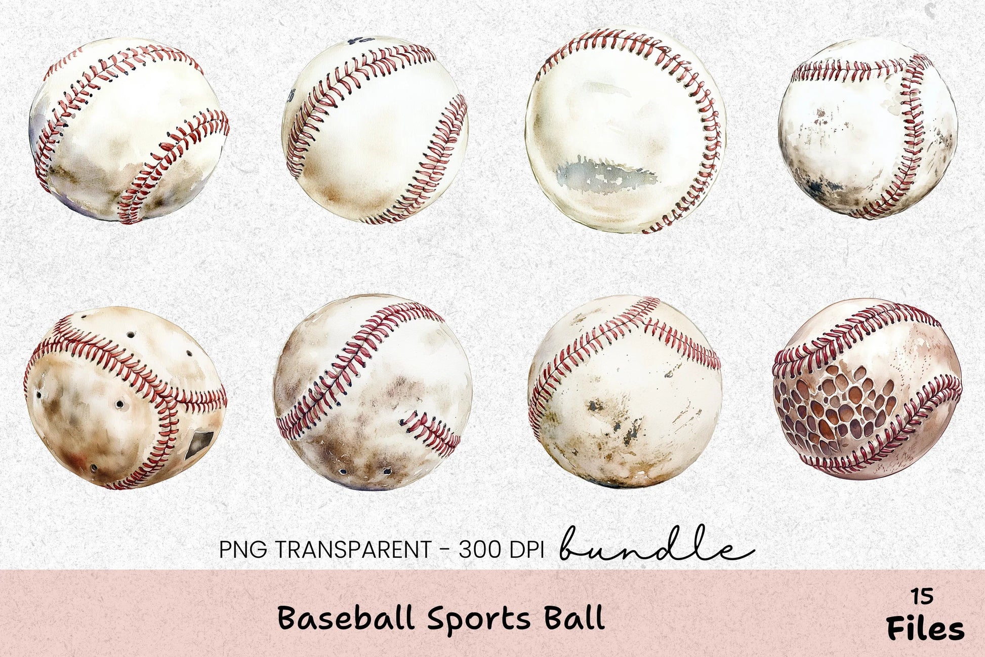 Baseball Sports Ball Clipart Bundle - CraftNest - Digital Crafting and Art