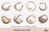 Baseball Sports Ball Clipart Bundle
