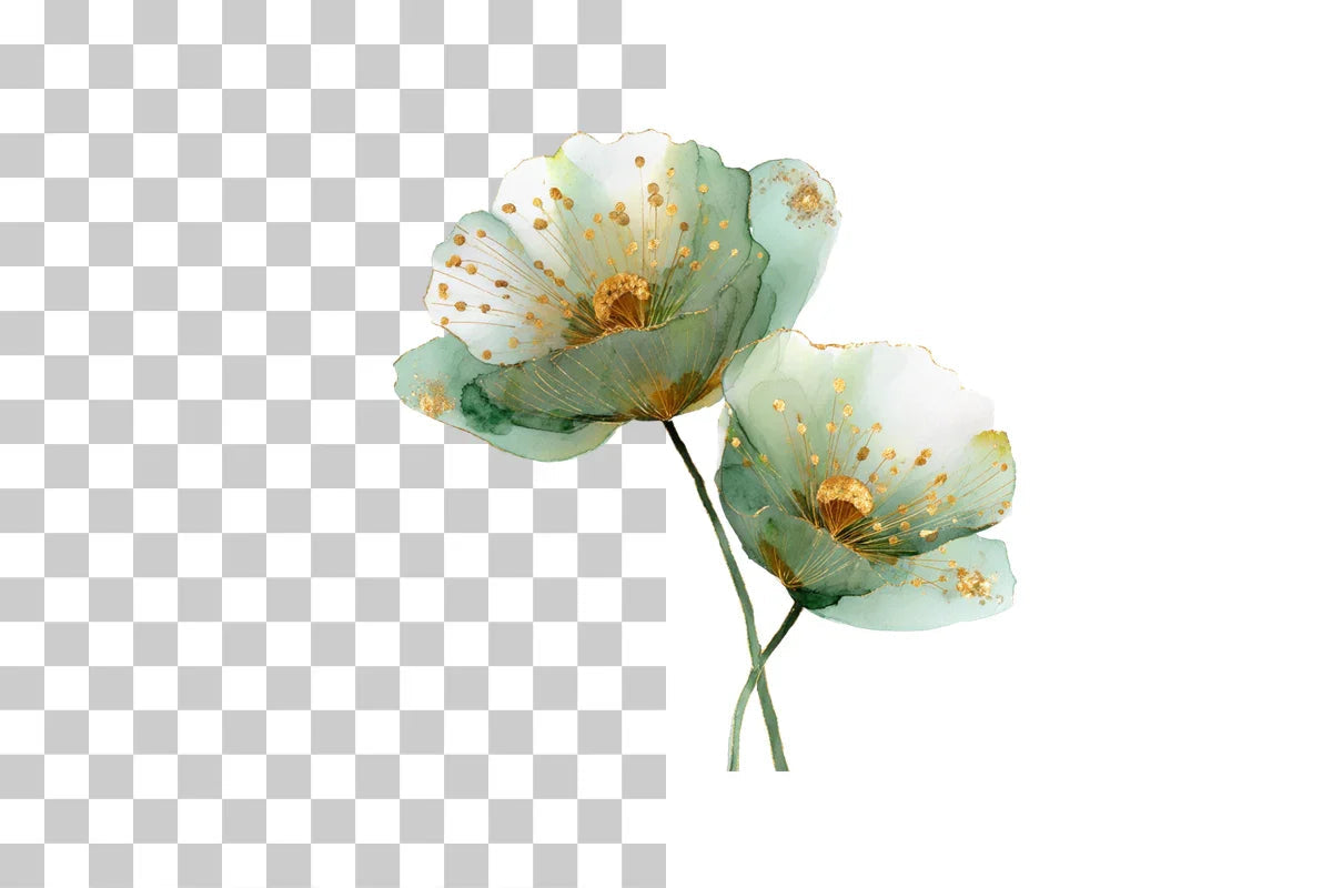 Abstract Flower Clipart Bundle - CraftNest - Digital Crafting and Art