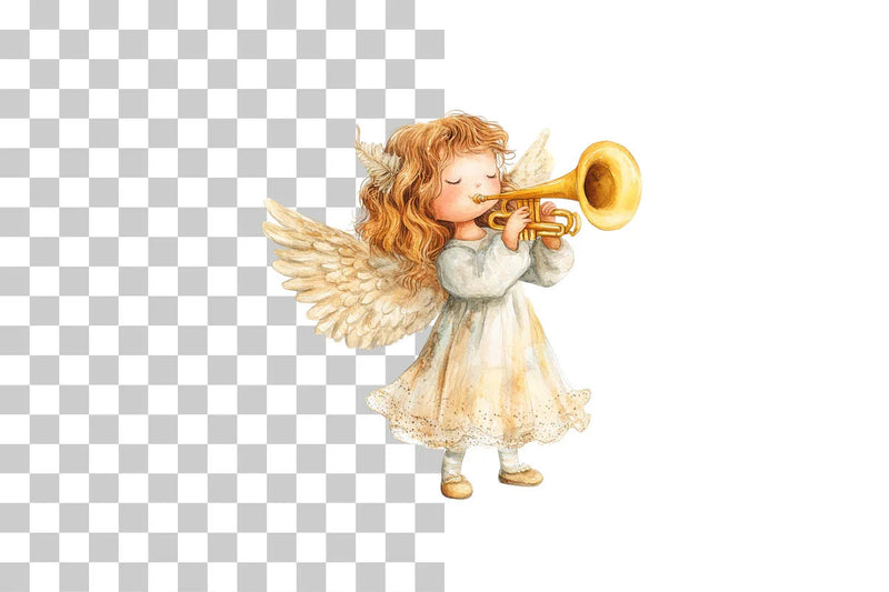 Holiday Angel Clipart Bundle - CraftNest - Digital Crafting and Art