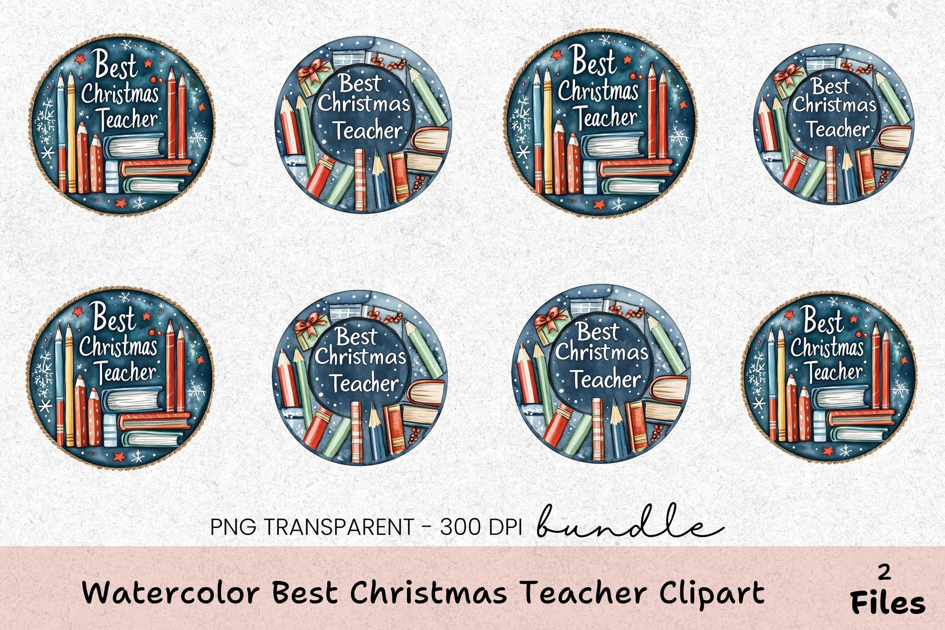 Best Christmas Teacher Clipart Bundle - CraftNest - Digital Crafting and Art