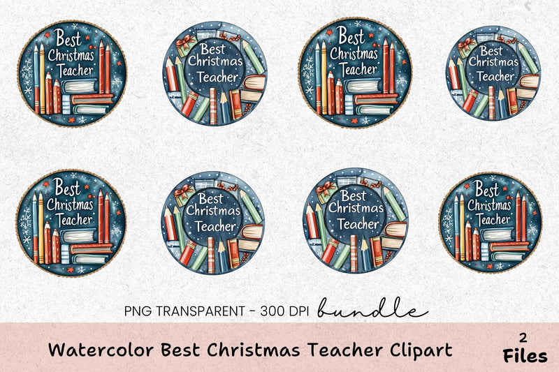 Best Christmas Teacher Clipart Bundle - CraftNest - Digital Crafting and Art