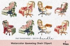 Gaming Chair Clipart Bundle - CraftNest - Digital Crafting and Art