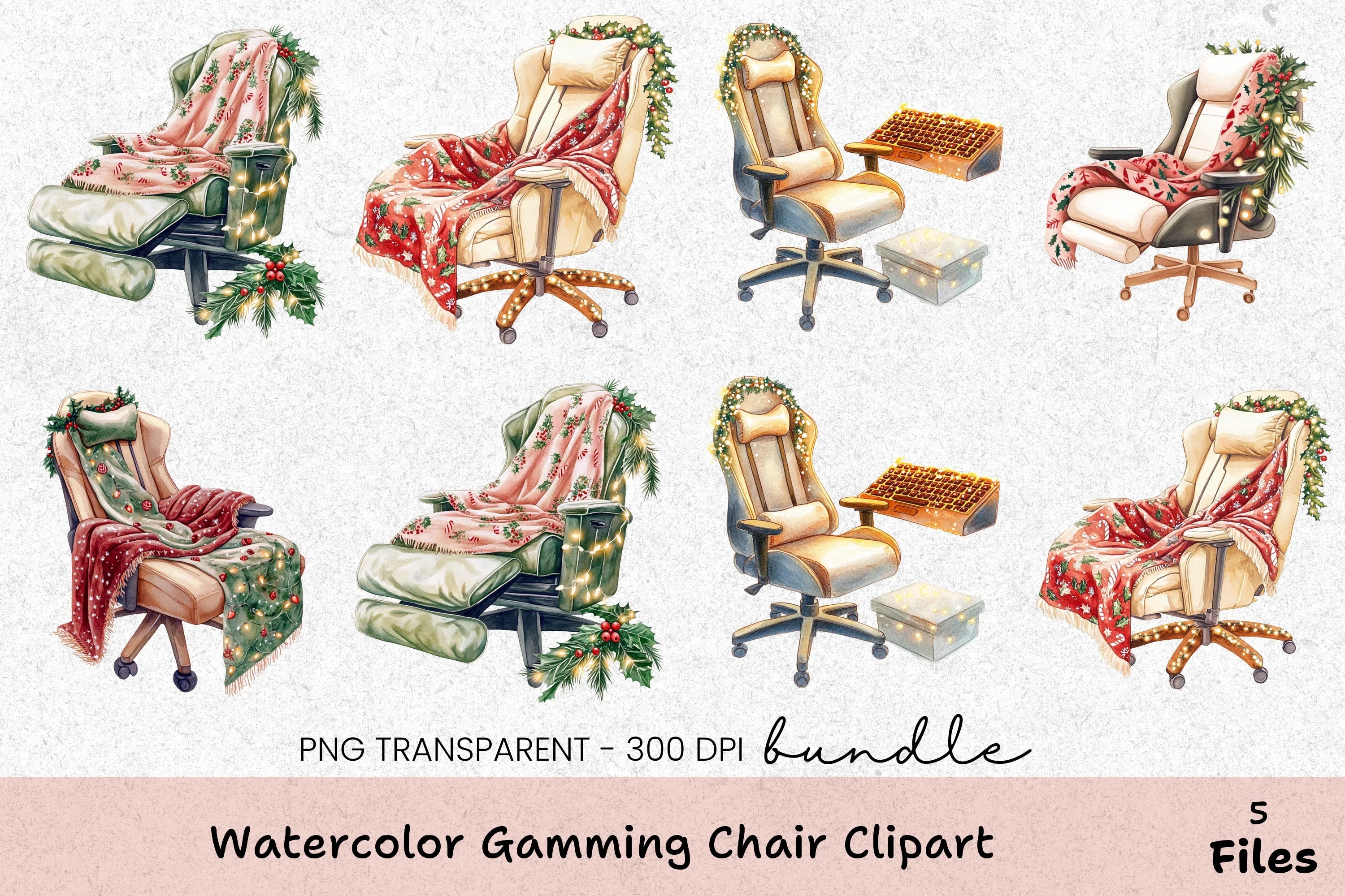 Gaming Chair Clipart Bundle - CraftNest - Digital Crafting and Art