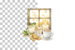 Frog Holiday Clipart Bundle - CraftNest - Digital Crafting and Art
