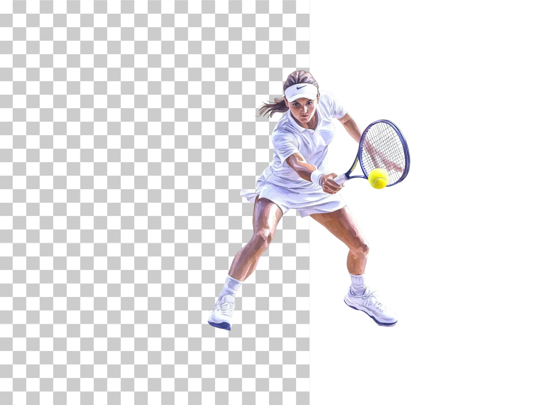 Tennis Player Action Clipart Bundle - CraftNest - Digital Crafting and Art