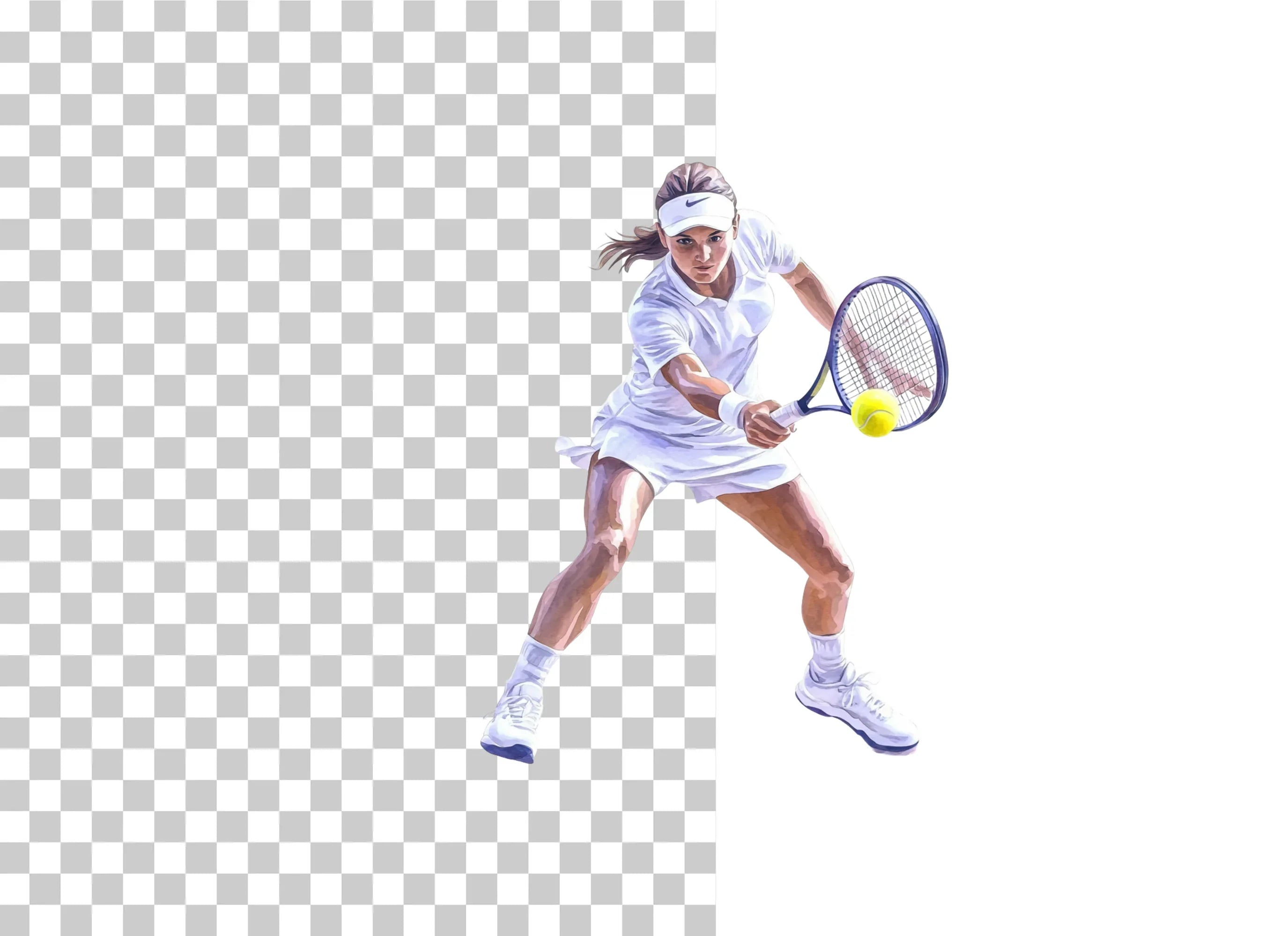 Tennis Player Action Clipart Bundle - CraftNest - Digital Crafting and Art