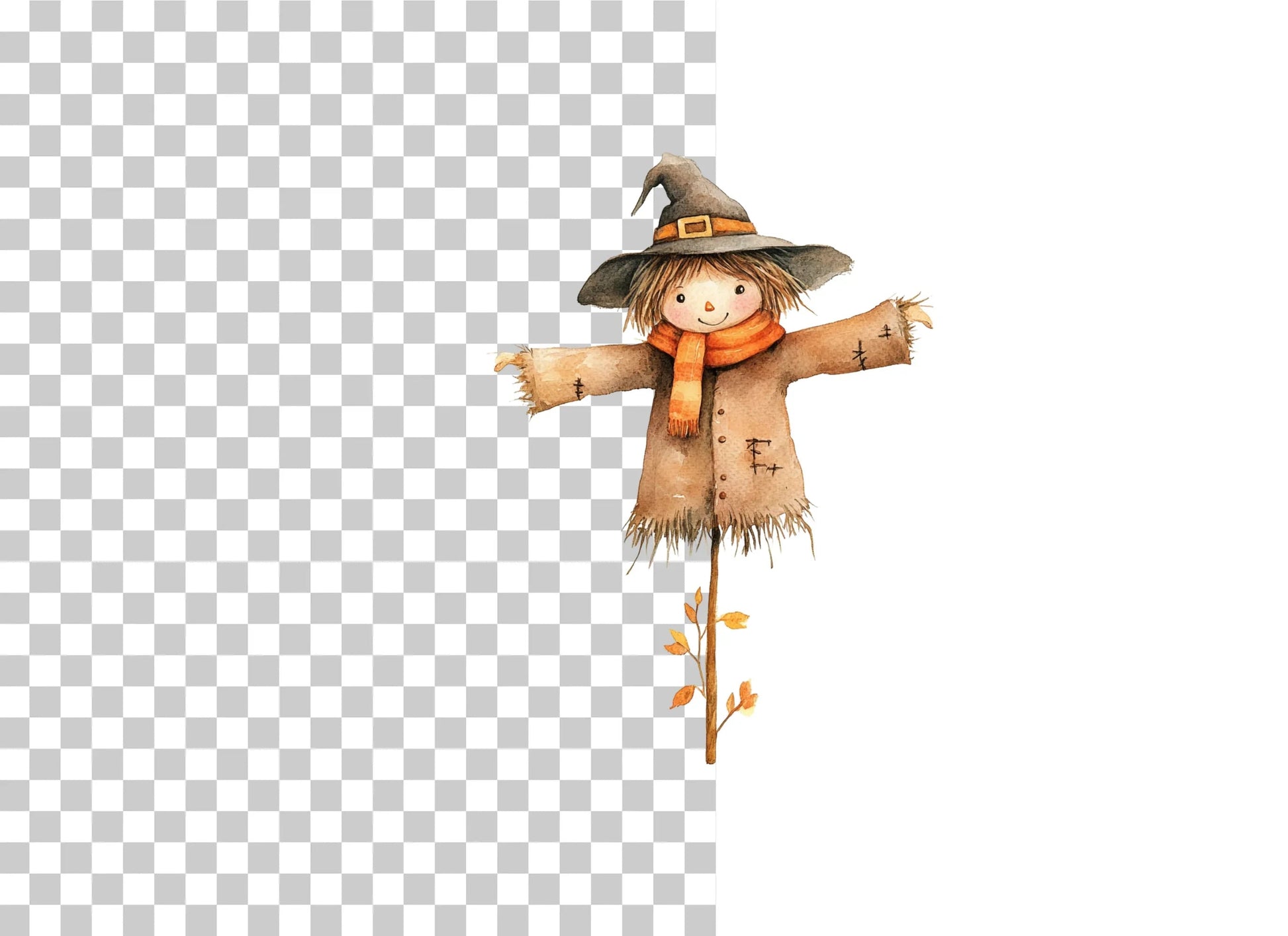 Halloween Scarecrow Clipart Bundle - CraftNest - Digital Crafting and Art