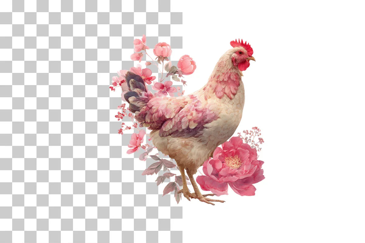 Chicken Clipart Bundle - 387 Unique Designs - CraftNest - Digital Crafting and Art