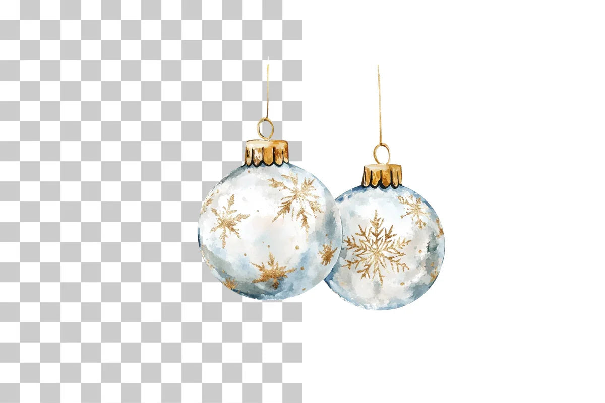 Christmas Ornaments Clipart Bundle - CraftNest - Digital Crafting and Art