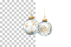 Christmas Ornaments Clipart Bundle - CraftNest - Digital Crafting and Art