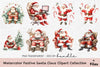 Festive Santa Claus Clipart Collection Bundle