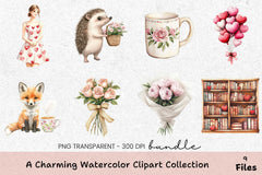 Charming Clipart Collection Bundle - CraftNest - Digital Crafting and Art