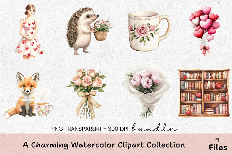 Charming Clipart Collection Bundle - CraftNest - Digital Crafting and Art