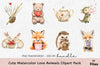 Cute Love Animals Clipart Bundle