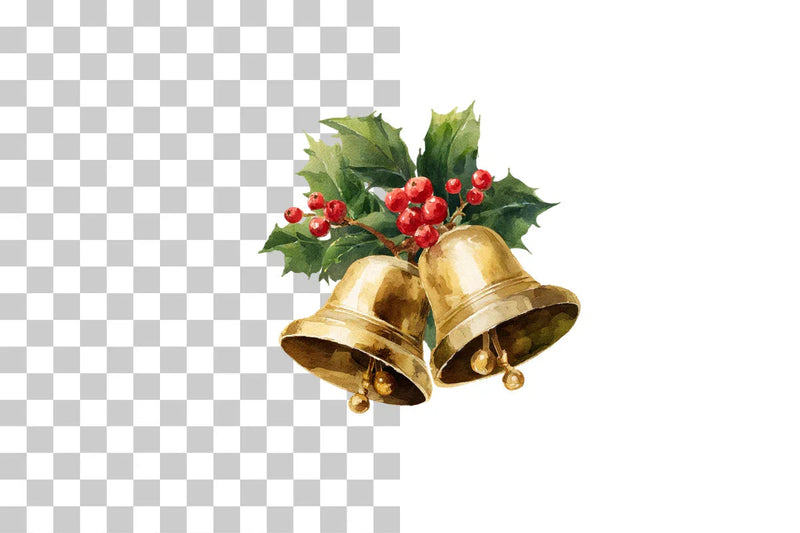 Christmas Bell Clipart Bundle - CraftNest - Digital Crafting and Art