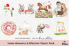Sweet Romance & Affection Clipart Bundle