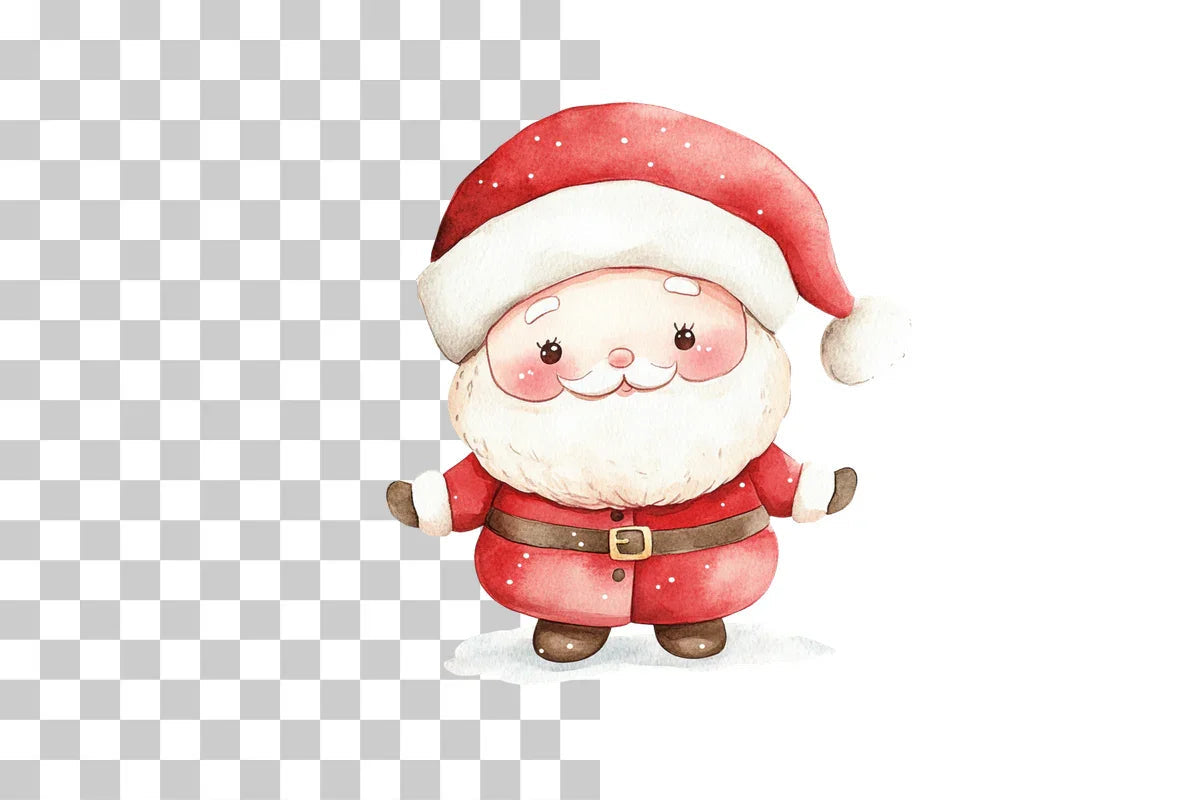 Cute Santa Claus Clipart Bundle - CraftNest - Digital Crafting and Art
