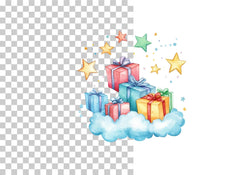 Holiday Gift Star Clipart Bundle - CraftNest - Digital Crafting and Art