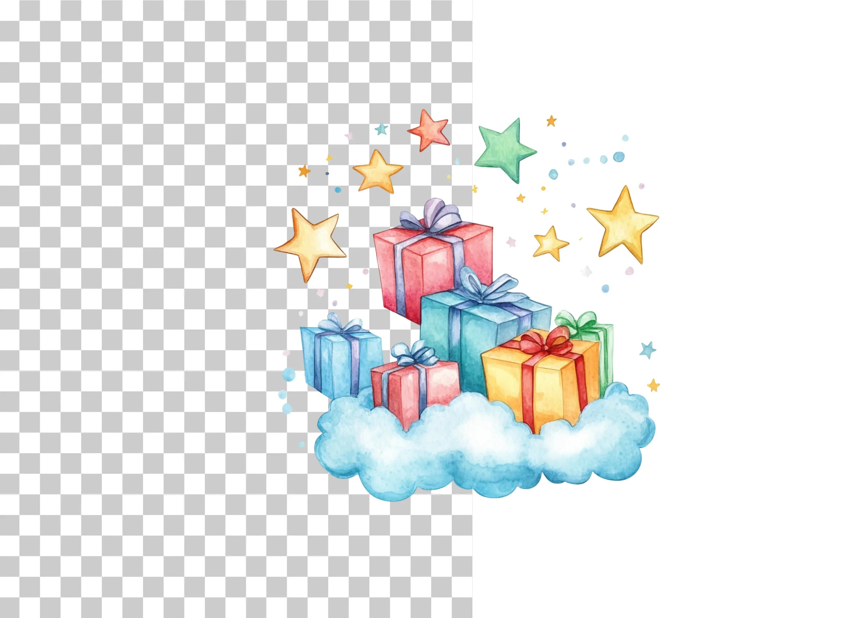 Holiday Gift Star Clipart Bundle - CraftNest - Digital Crafting and Art