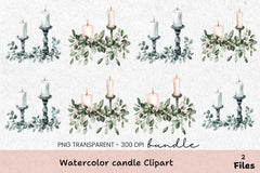 Candle Clipart Bundle Collection - CraftNest - Digital Crafting and Art