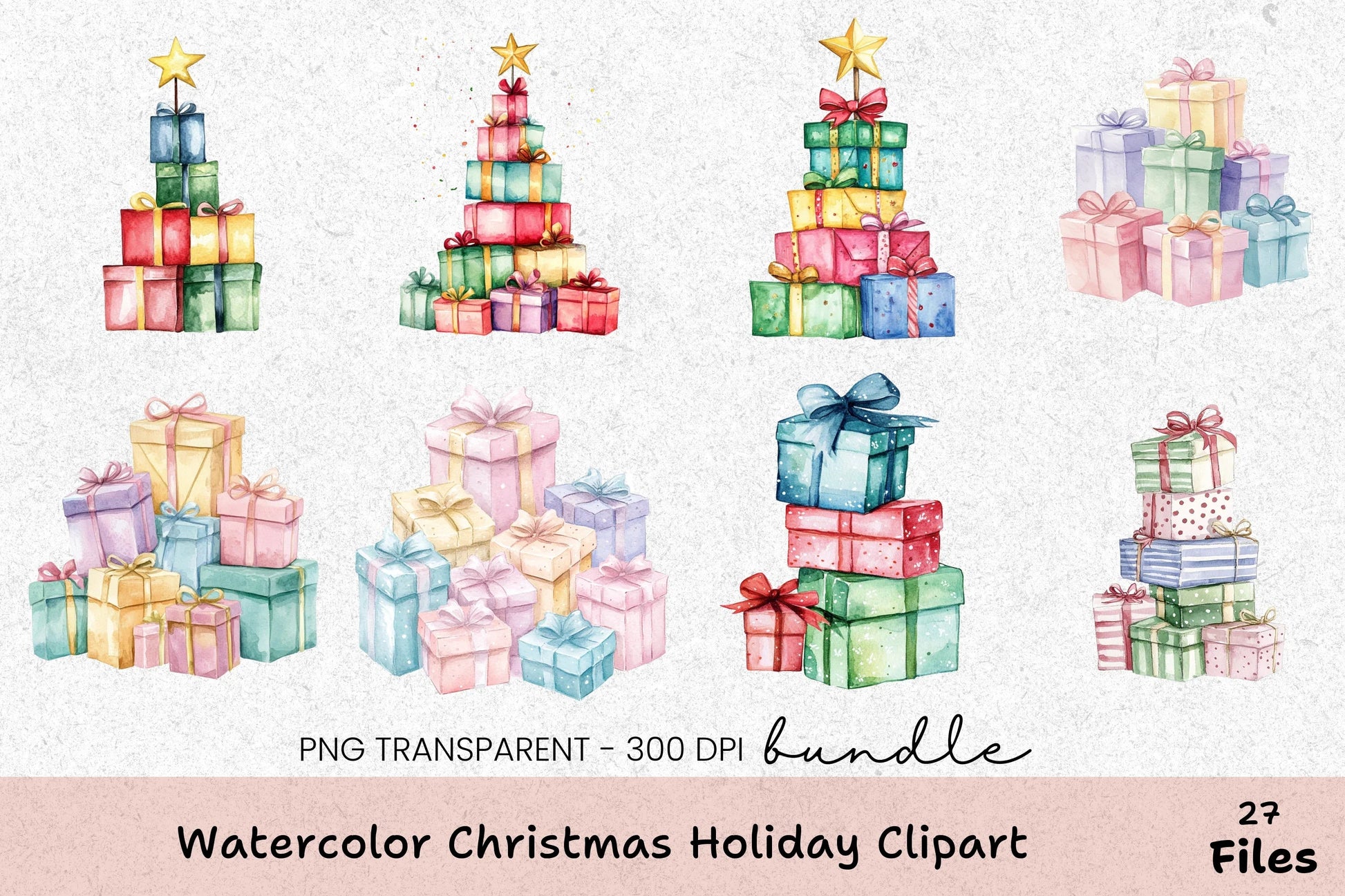 Christmas Holiday Clipart Bundle - CraftNest - Digital Crafting and Art