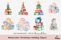 Christmas Holiday Clipart Bundle - CraftNest - Digital Crafting and Art