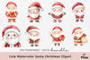 Cute Santa Christmas Clipart Bundle