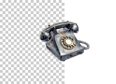 Vintage Rotary Telephone Clipart Bundle - CraftNest - Digital Crafting and Art
