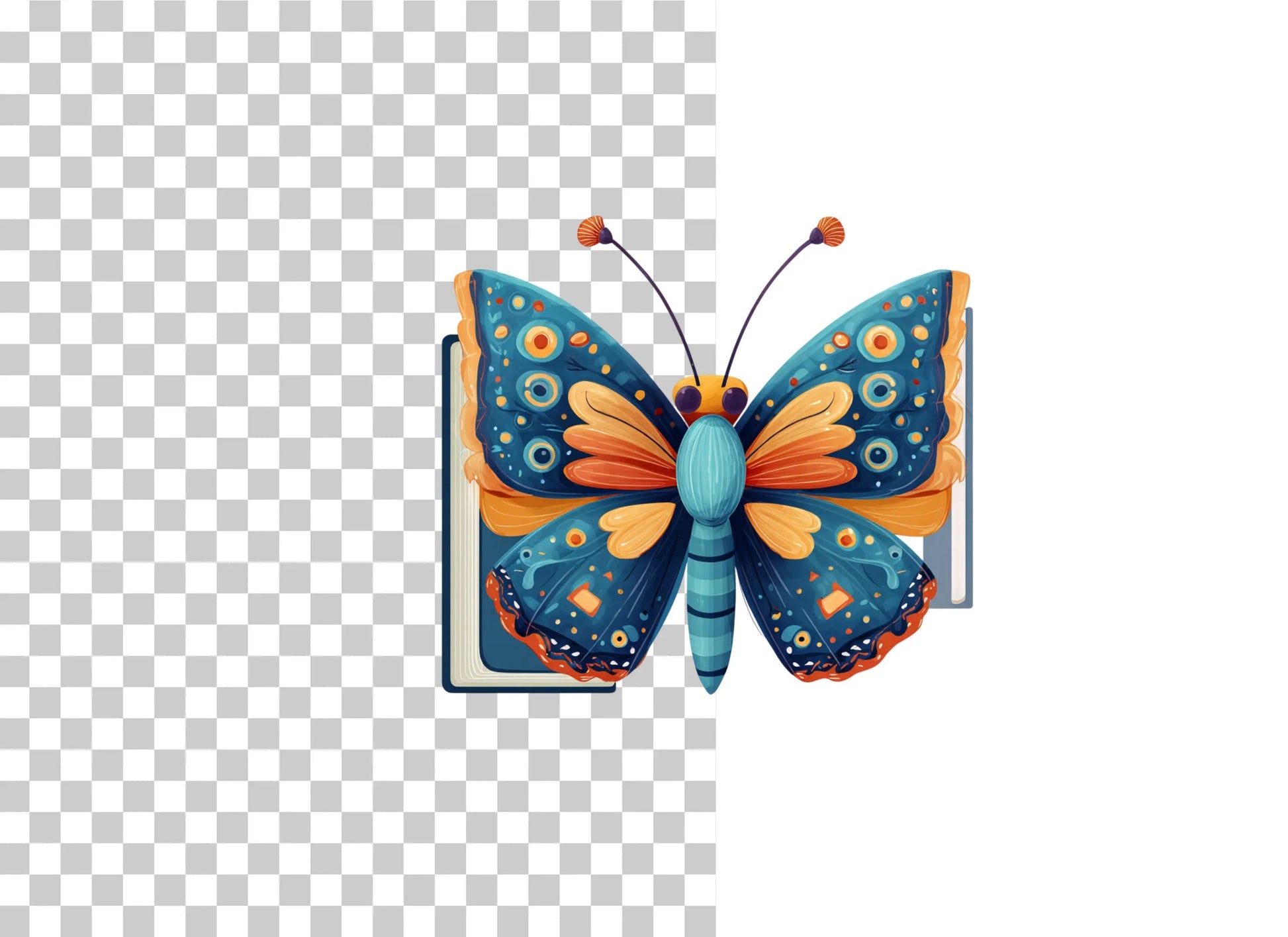 Butterfly School Clipart Bundle - CraftNest - Digital Crafting and Art