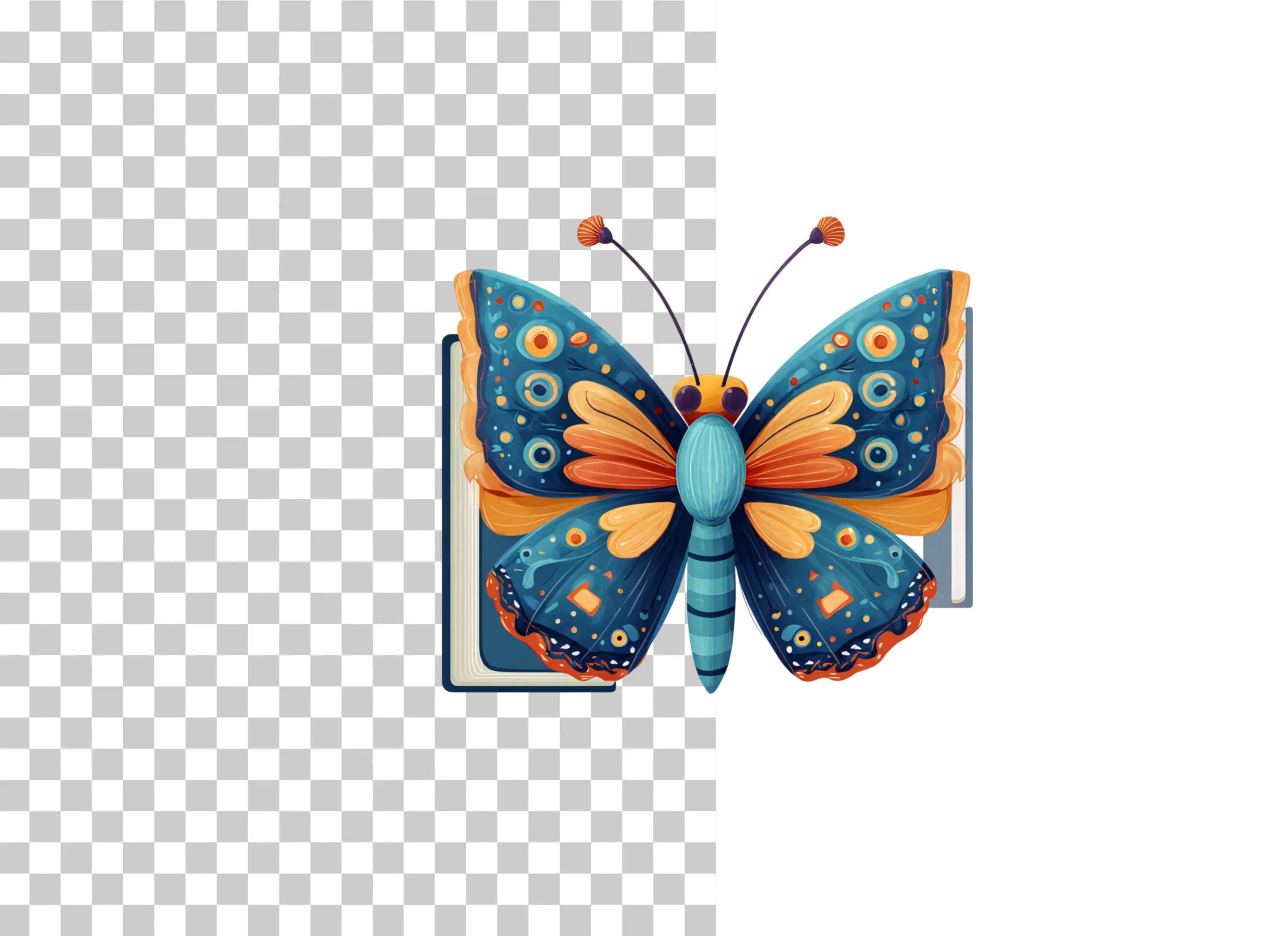 Butterfly School Clipart Bundle - CraftNest - Digital Crafting and Art