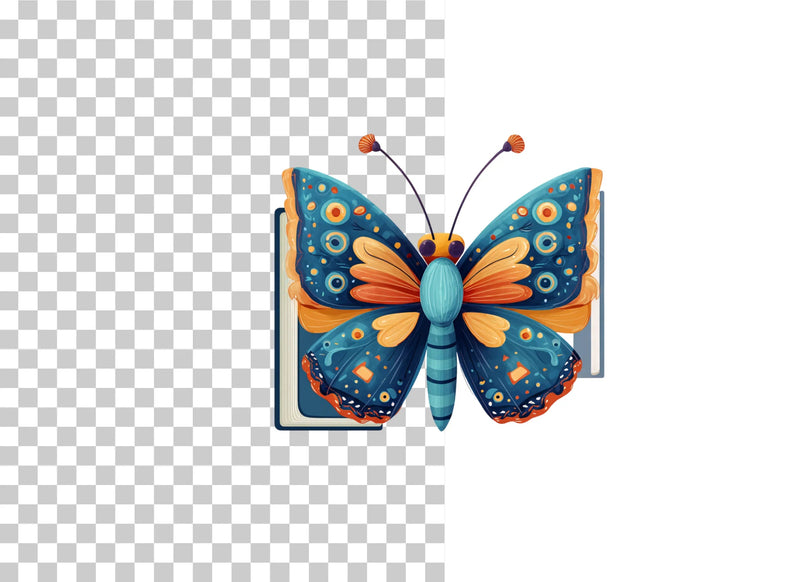 Butterfly School Clipart Bundle - CraftNest - Digital Crafting and Art