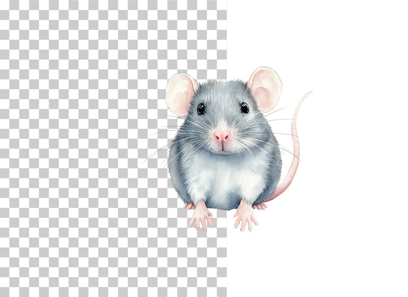 Pet Rat Illustration Clipart Bundle - CraftNest - Digital Crafting and Art