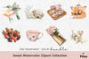 Charming Critters & Floral Teatime Clipart Bundle