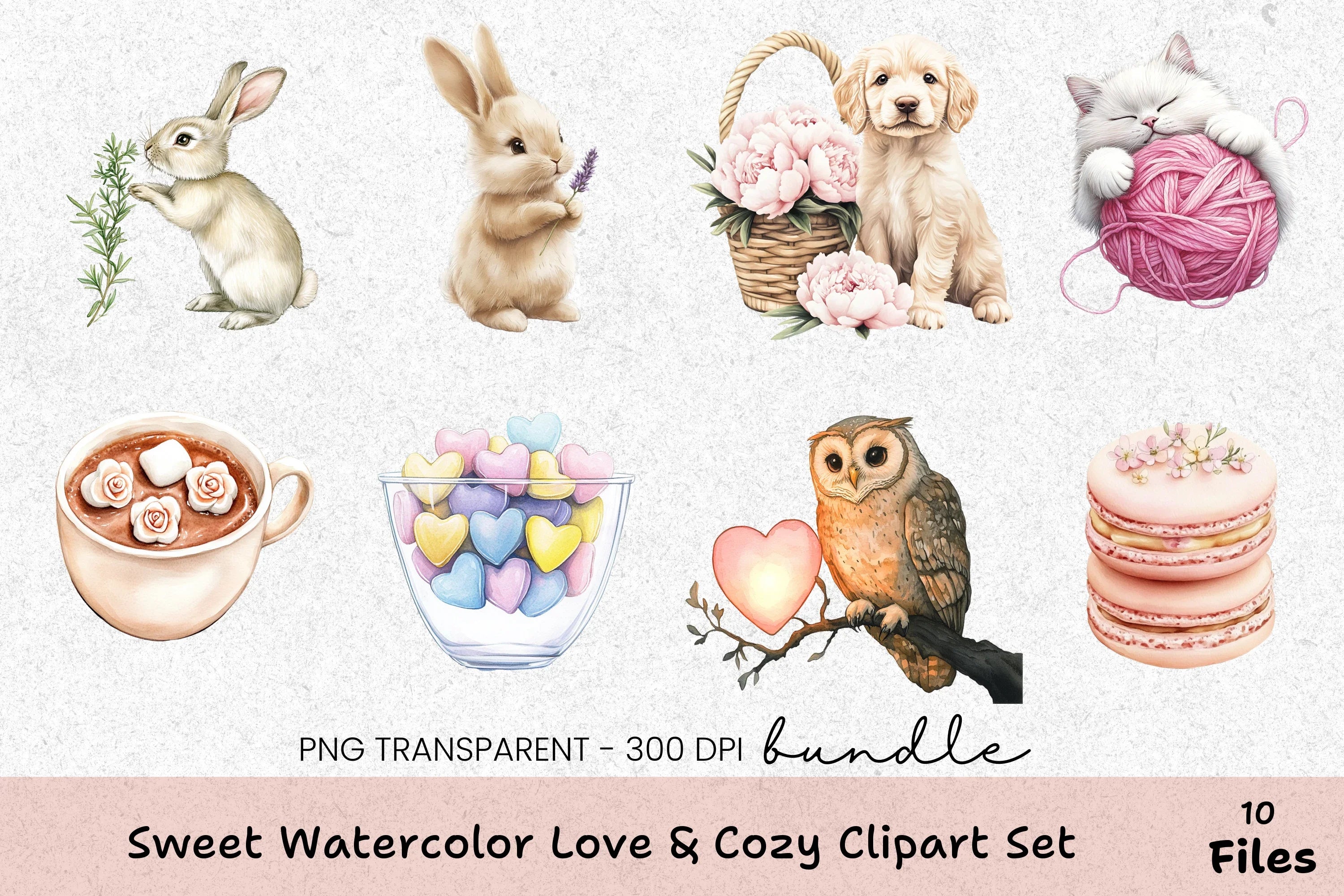 Romantic Collection Clipart Bundle - CraftNest - Digital Crafting and Art