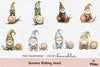 Gnome Riding Snail Clipart Bundle