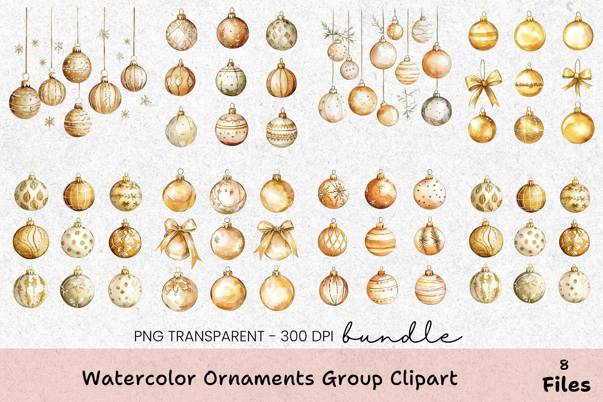 Ornaments Group Clipart Bundle - CraftNest - Digital Crafting and Art