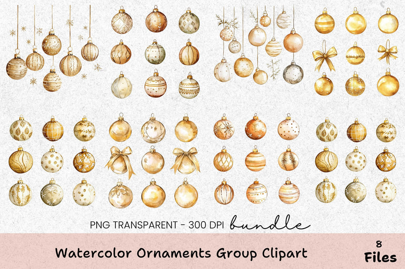 Ornaments Group Clipart Bundle - CraftNest - Digital Crafting and Art