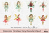 Christmas Fairy Character Clipart Bundle