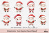 Cute Santa Claus Clipart Bundle