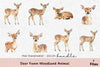 Deer Fawn Woodland Animal Clipart Bundle