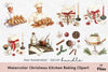 Christmas Kitchen Baking Clipart Bundle