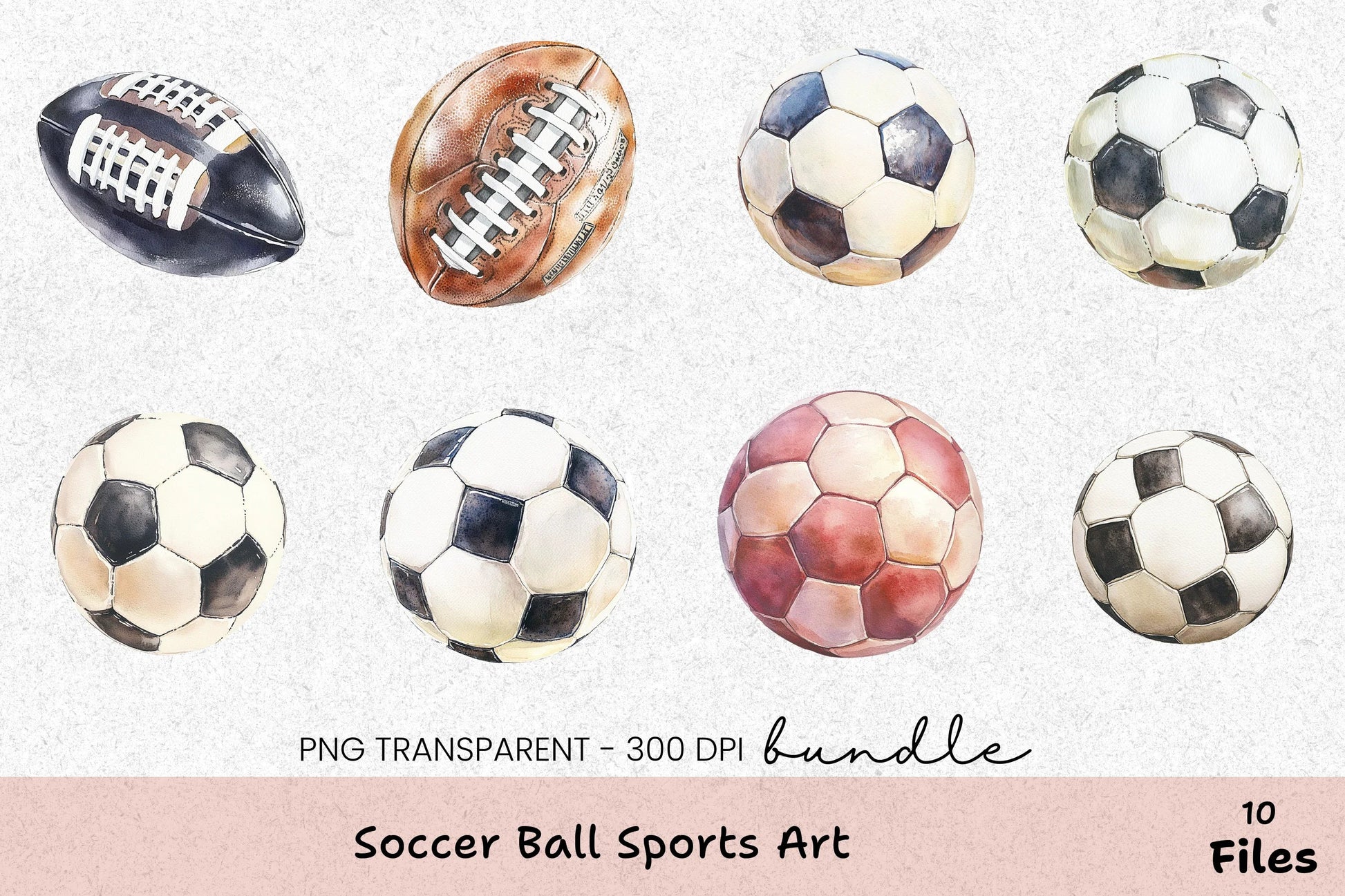 Soccer Ball Sports Art Clipart Bundle - CraftNest - Digital Crafting and Art