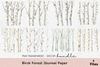 Birch Forest Paper Clipart Bundle